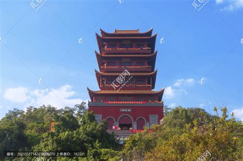 佛山魁星阁,历史古迹景区,旅游景点,摄影,汇图网www.huitu.com