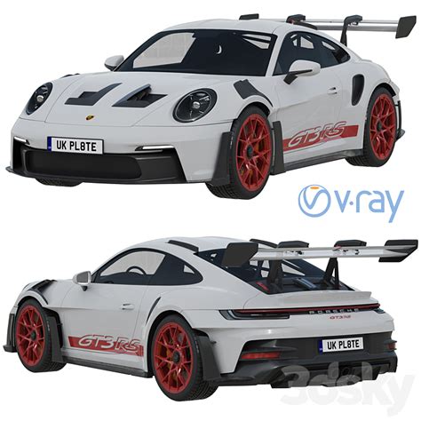 Porsche 911 GT3 RS 2022 - Transport - 3D model