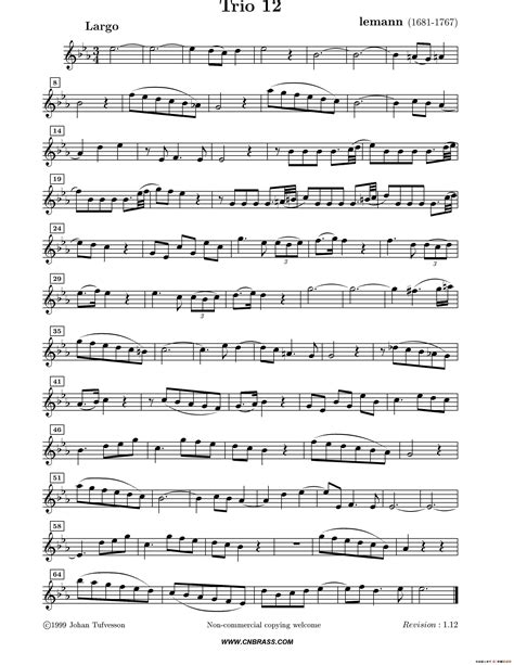 Trio 12（双簧管独奏）_其他曲谱_搜谱网