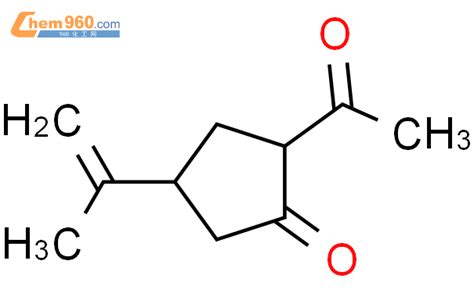 340165-07-3,(9Ci)-2-乙酰基-4-(1-甲基乙烯)-环戊酮化学式、结构式、分子式、mol – 960化工网