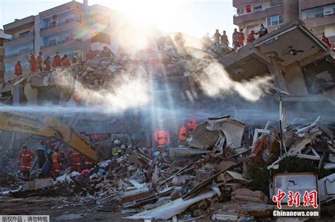 爱琴海强震致土耳其受灾严重 大量建筑物遭毁损_金羊网新闻