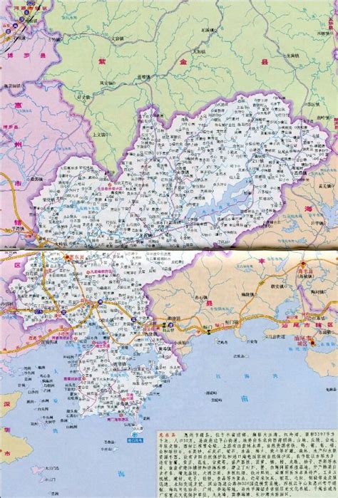 惠东县地图全图高清版- 惠州本地宝