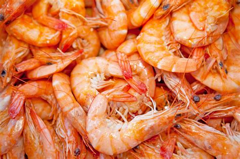 海鲜小龙虾煮熟的虾一堆虾美食食物美食图片下载 - 觅知网