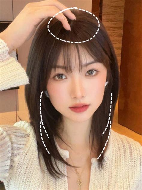 方圆脸甜美女生头像