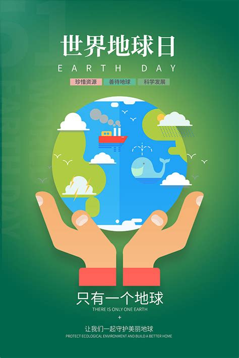 世界地球日宣传海报图片下载_红动中国