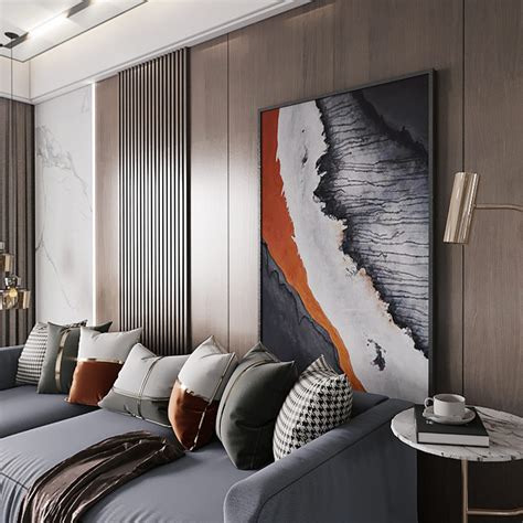 2016最新客厅背景墙造型 凹造型看装修效果图-上海装潢网