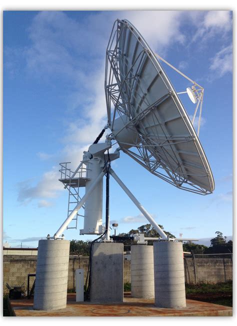 夏威夷7.3米C频段地面卫星基站 - 工程项目 - 陕西维萨特科技股份有限公司