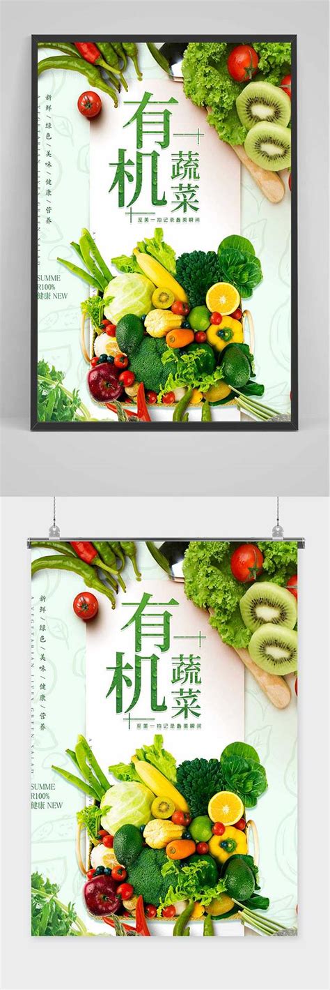 有机蔬菜广告蔬菜海报