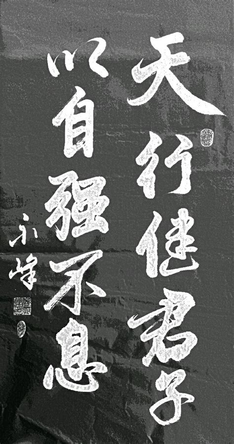 天行健君子以自强不息,书法字体,字体设计,设计模板,汇图网www.huitu.com