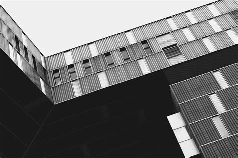 Free Images : black and white, architecture, building, skyscraper ...