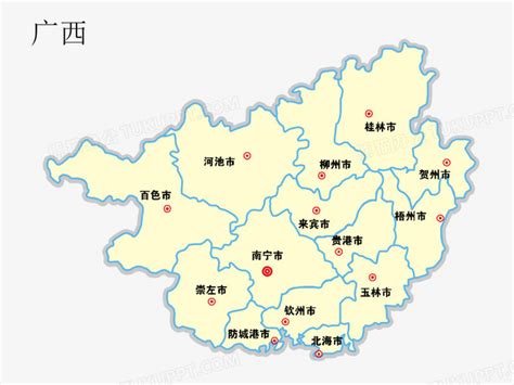 广西地图PNG图片素材下载_广西地图PNG_熊猫办公