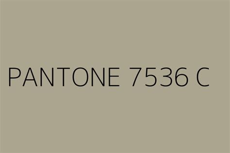 PANTONE 7536 C Color HEX code
