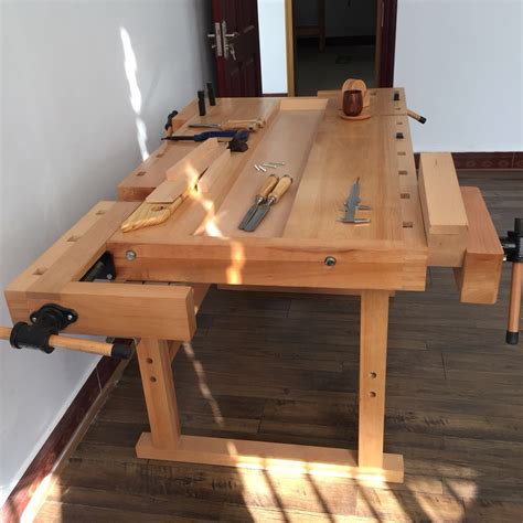 厂家定制实木木工桌木工工作台 多功能实木维修操作台木工桌-阿里巴巴