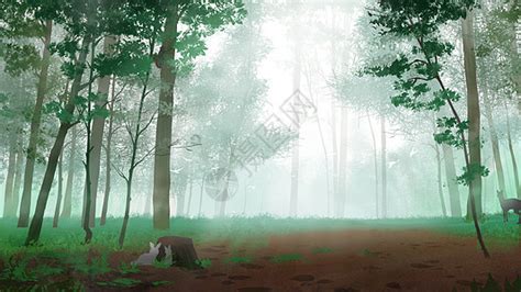 迷雾森林插画图片下载-正版图片400186008-摄图网