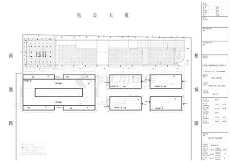 合肥市瑶海区都市科技园三期项目地下室施工图0725CAD图.dwg_工业厂房_土木在线