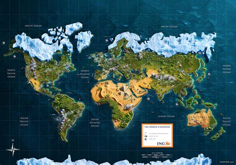 ING-形象版3D世界商业地图 [12P] - 平面设计