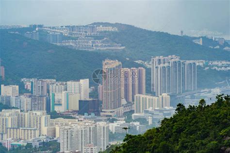 香港市中心的鸟瞰图亚洲智慧城市的金融区和商业中心摩天大楼和高高清图片下载-正版图片506203192-摄图网