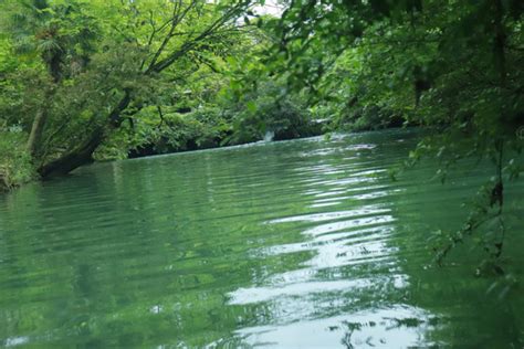 清澈绿水青山河流森林,溪流河流,自然风景,摄影,汇图网www.huitu.com