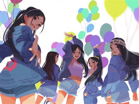 女团非主流头像动漫
