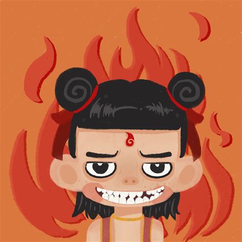 哪吒温柔头像女生