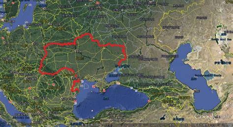 科学网—乌克兰 卫星地图 - 乌克兰