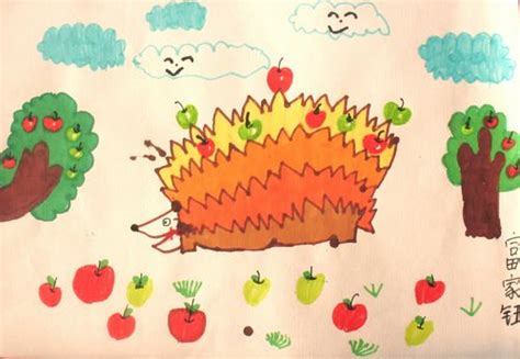梨子葡萄和牙签制作的超萌小刺猬水果造型设计教程╭★肉丁网