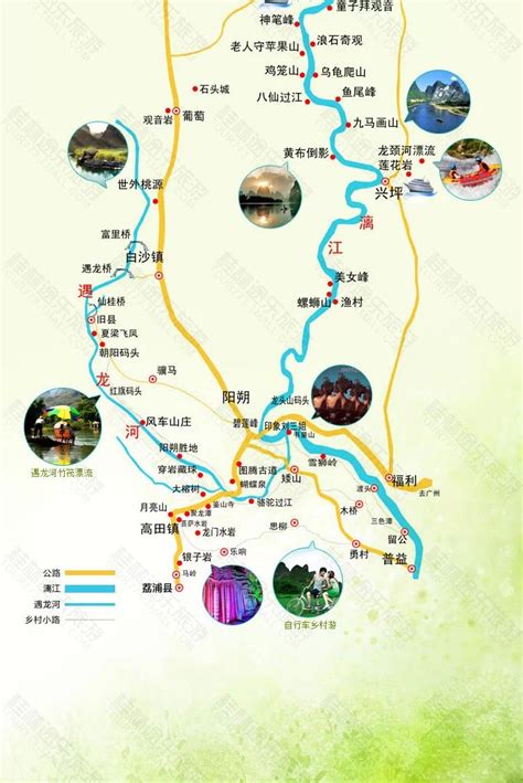 桂林旅游景点分布图,桂林景点分布图,桂林市内景点分布图(第2页)_大山谷图库