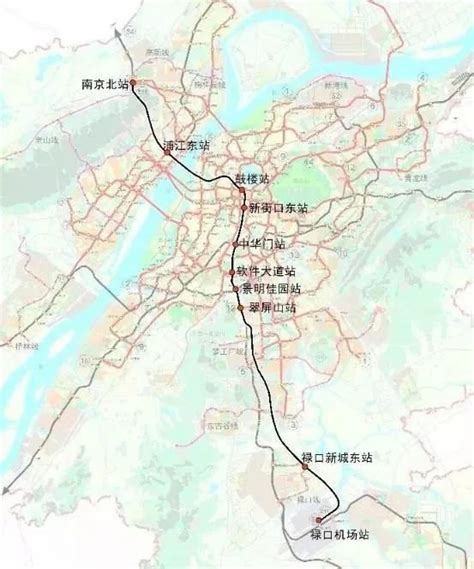 南京地铁15号线,南地铁规划2025,2号线西延线路图_文秘苑图库