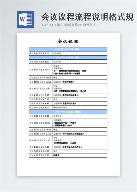 简约商务会议流程服务PPT模板下载_熊猫办公