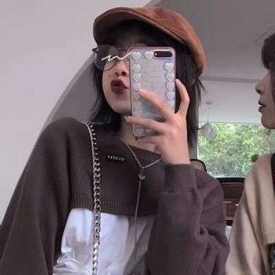 非主流微信头像一左一右