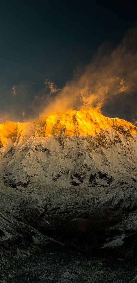 1440x2960 Annapurna Mountains Nature Landscape 5k Samsung Galaxy Note 9 ...
