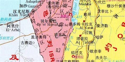 世界地图以色列图片