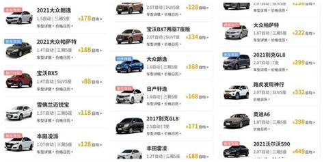 北京租车一天大概多少钱？北京租车价格表2023_车主指南