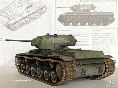 【田宫 35375】1/35 苏联KV-2重型坦克官方成品照片更新_静态模型爱好者--致力于打造最全的模型评测网站