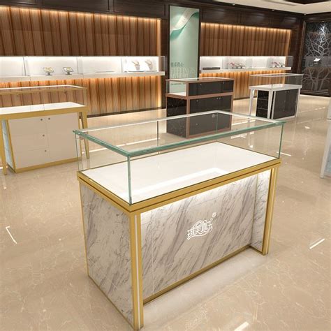 铝合金玻璃展示柜珠宝化妆品礼品展柜透明礼品货柜转角超市展架-阿里巴巴