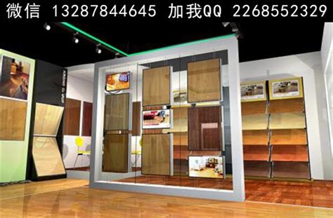 木地板展厅设计效果模型图片__编号4839222_红动中国