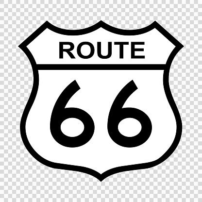 Route 66 Sign Vector Clipart Image Free Stock Photo Public Domain ...