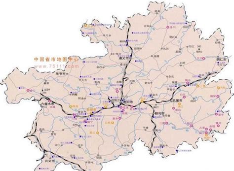 贵阳市行政区划图图片