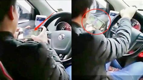 滴滴司机开车玩手机被乘客录像曝光 警方回应：记2分罚200元_新浪新闻
