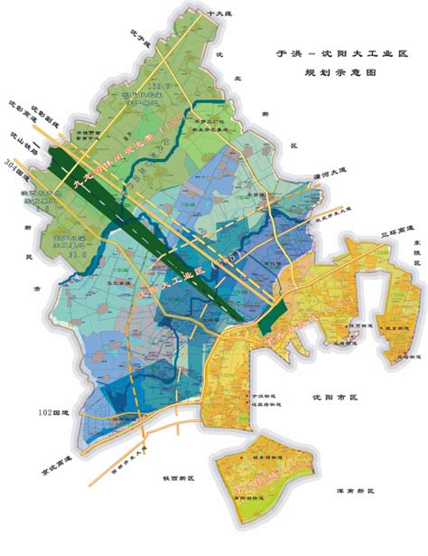 于洪新城二中规划位置,于洪区2020规划图,于洪新城规划图_大山谷图库
