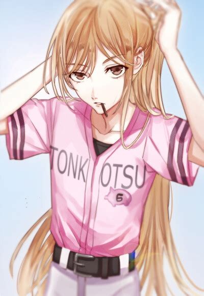 扎头发甜美女生头像动漫