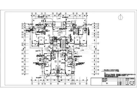 五万平方米综合楼规划设计cad图(含总平面图)_城市规划_土木在线