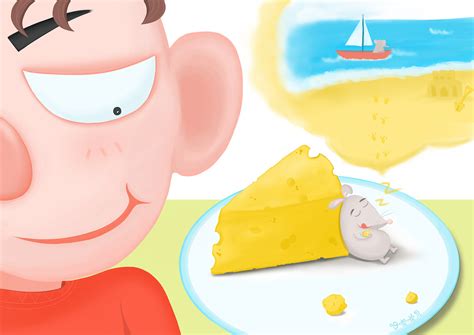 谁动了我的奶酪|插画|儿童插画|DODO嘟嘟鸟 - 原创作品 - 站酷 (ZCOOL)
