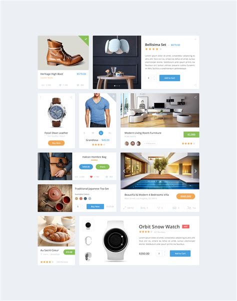 购物网站模块设计-UI世界