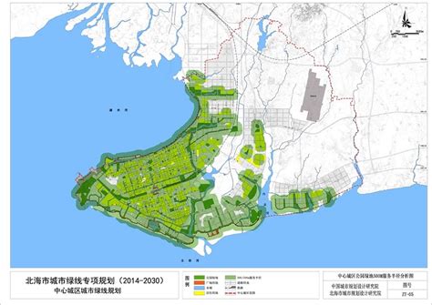 北海市城市绿线专项规划--设计成果展示