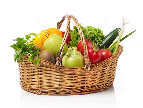 以水果和蔬菜为篮子高清图片下载-正版图片503499744-摄图网