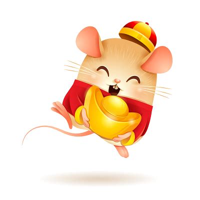 鼠年之新年拟人老鼠生肖插画图片下载-正版图片401607899-摄图网