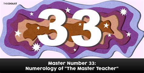 Master Number 33: Numerology of "The Master Teacher" and Meaning
