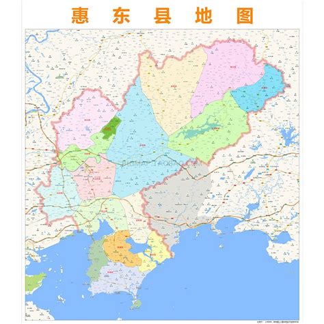 惠州市行政区划图图片 惠州市行政区划图图片