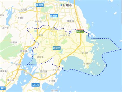 温岭市地图图片